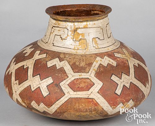 Peruvian Shipibo-Conibo tribe polychrome pottery