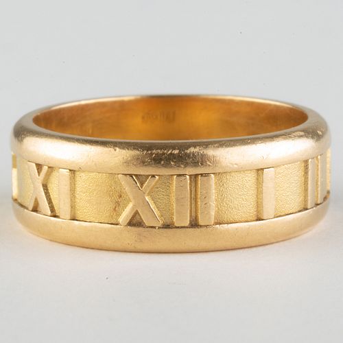 Tiffany & Co. 18k Gold Atlas Ring 