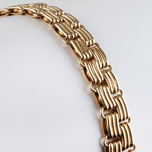 Retro 14k Gold Link Bracelet