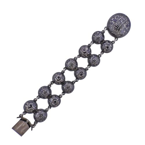 Antique Russian Silver Bracelet