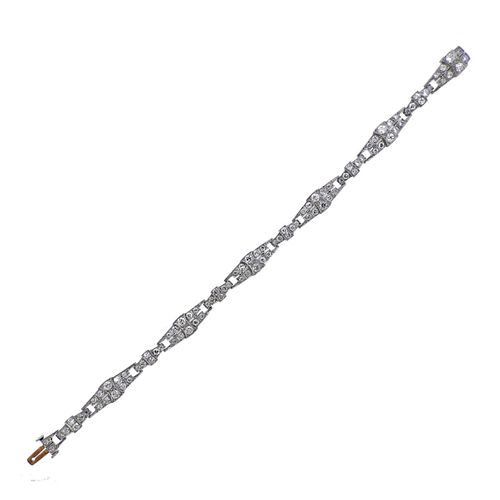 Tiffany & Co Platinum 4.50ctw Diamond Bracelet