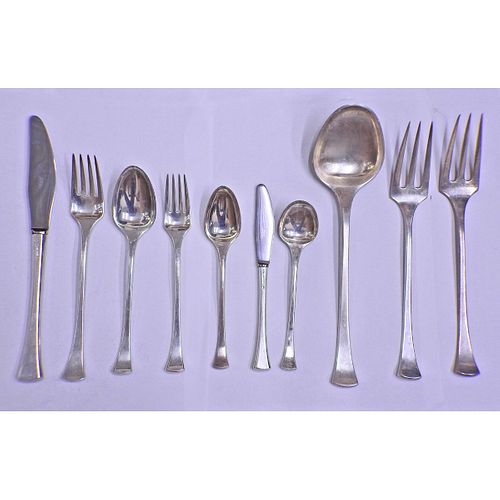 Hans Hansen Kristine Sterling Silver Place Setting for 14 9pc