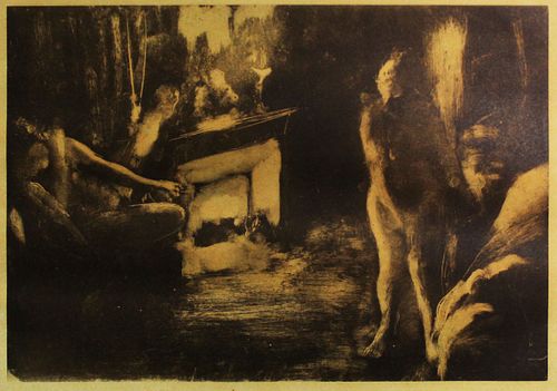 Edgar Degas (After) - Devant la Cheminee