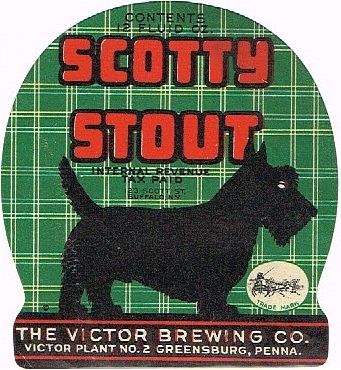 1936 Scotty Stout 12oz Label Greensburg, Pennsylvania PA35-16