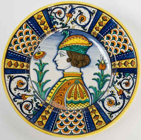Large Italian Majolica Charger, Early 20th C.