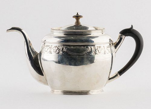 Fine Danish Silver Teapot, Early 19th Century