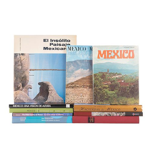 Libros Sobre Paisajes y Biodiversidad Mexicana. Autores y Títulos Varios: México País Luz / La Tierra Salvaje de México... Piezas: 10.
