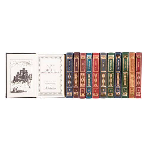 Colección The Easton Press, Poesía. Norwalk, Connecticut: The Easton Press, 1995.  Shakespeare, Eliot, Byron, Tennys... Pzs: 12.