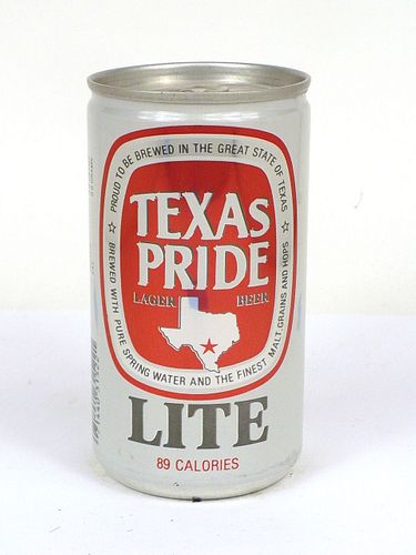 1977 Texas Pride Light Beer 12oz No Ref.