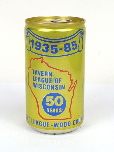 1985 Tavern League of Wisconsin Beer 12oz No Ref.