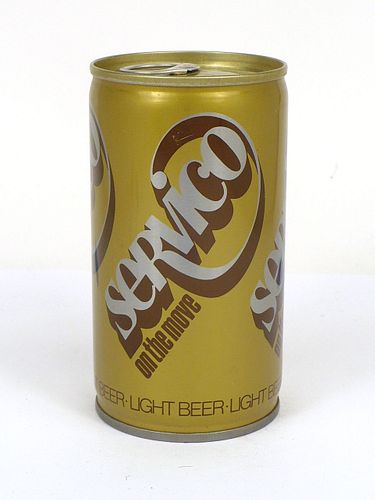 1980 Servico Light Beer 12oz T123-40