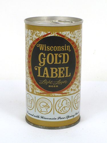 1972 Wisconsin Gold Label Beer 12oz T135-22