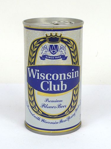 1972 Wisconsin Club Pilsener Beer 12oz T135-15