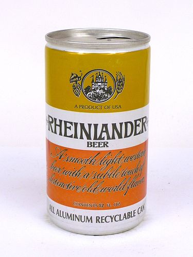 1975 Rheinlander Beer 12oz  T115-29