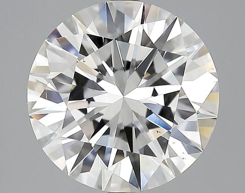 5.04 ct., G/VS2, Round cut diamond, unmounted, MGS-196