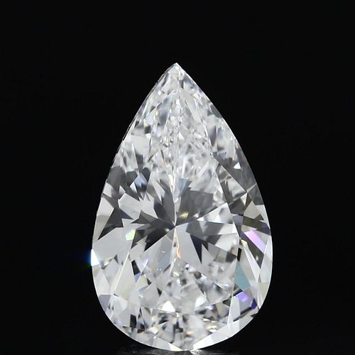 4.01 ct., D/IF, Pear cut diamond, unmounted, GM-0175