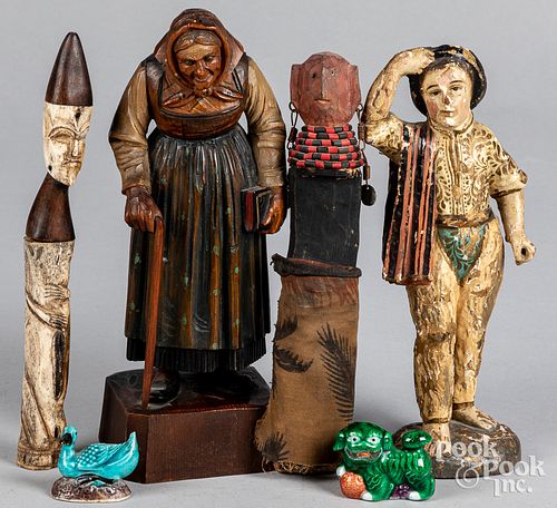 Group of carved figures
