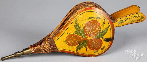 Painted bellows, 19th c.