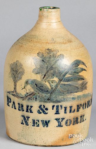 Two-gallon stoneware jug, 19th c.
