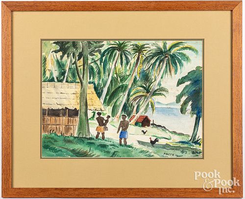 Haitian watercolor