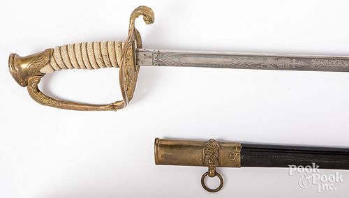 Boston regalia Co. USN sword and scabbard