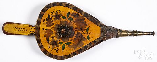Painted bellows, 19th c.