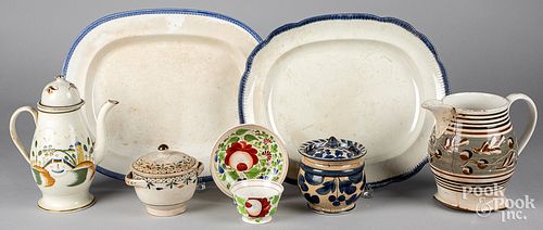 Group of miscellaneous porcelain, 19th c.