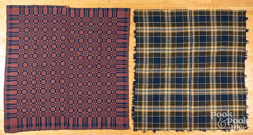 Two Pennsylvania coverlets, mid 19th c.