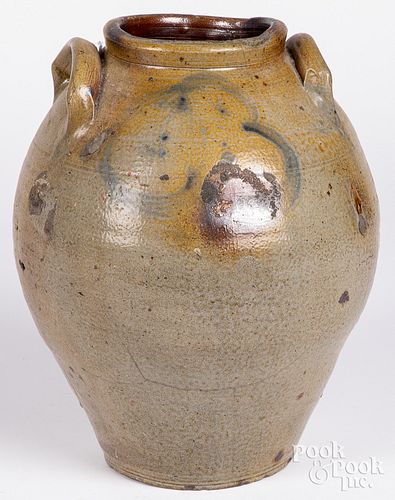 Ovoid stoneware crock, early 19th c.