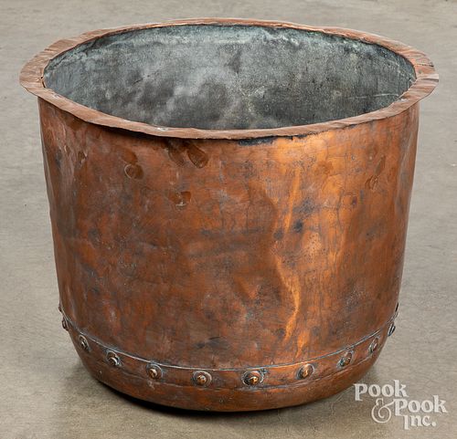 Copper pot, 19th c.