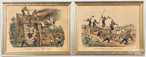 Two Currier & Ives lithographs