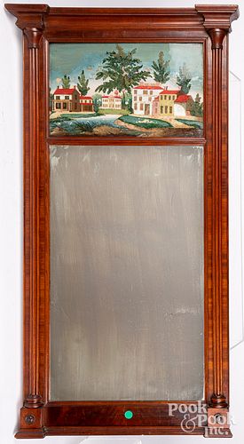 Federal mahogany mirror, ca. 1820
