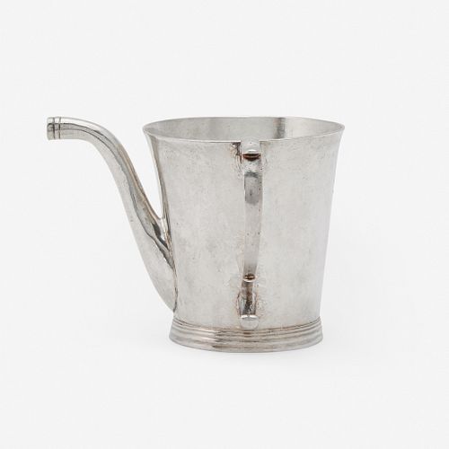 A silver spout cup Samuel Edwards (1705-1762), Boston, MA, circa 1730