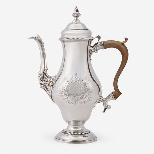 A silver coffeepot William Hollingshead (1728-1808), Philadelphia, PA, circa 1770