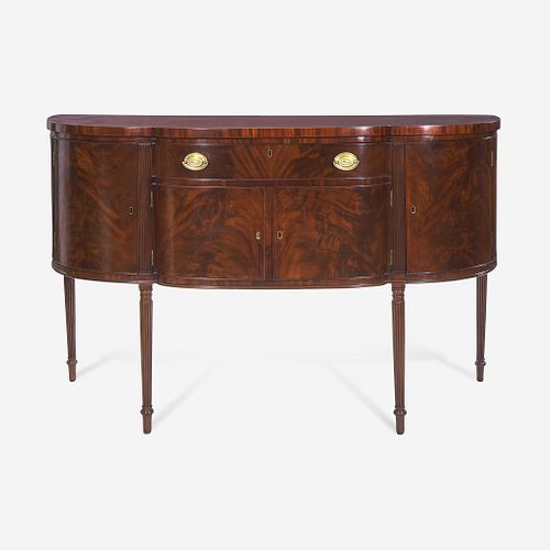 A Federal carved mahogany sideboard Attributed to Henry Connelly (1770-1826), Philadelphia, PA, circa 1805