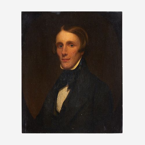American School 19th century Portrait of the Honorable Judge Edward Emerson Bourne (1797-1873) of Kennebunk, Maine