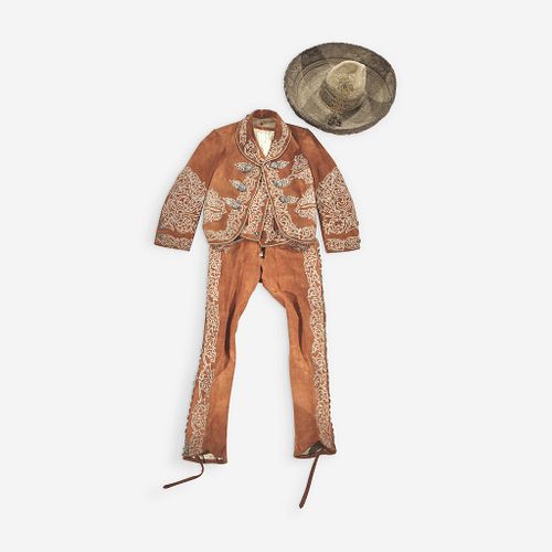 A fine four-piece Charro outfit Mexico, late 19th and early 20th century