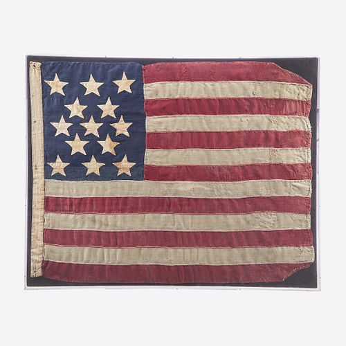 A 13-Star American National Flag 1860's-1870's