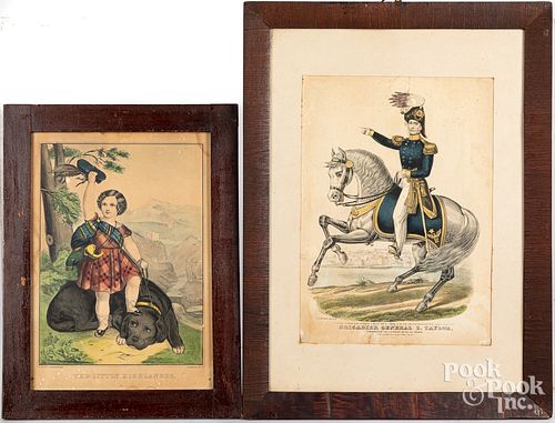 Two lithographs