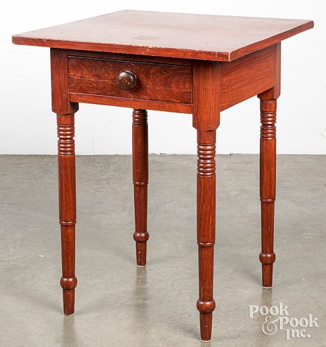 Pennsylvania painted one-drawer stand, mid 19th c.
