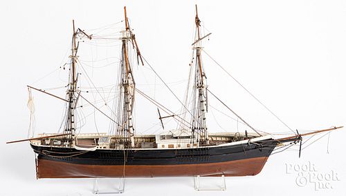 Clipper ship model, 20th c.