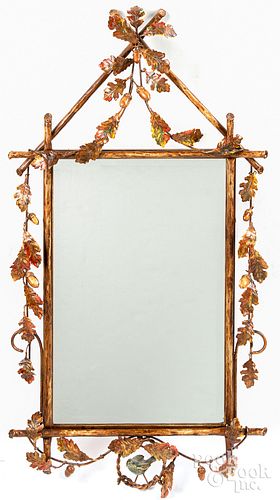 Decorative metal mirror