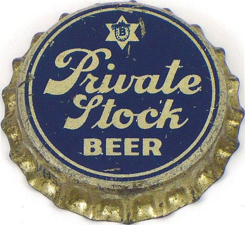 1937 Blatz Private Stock Beer  Bottle Cap Milwaukee, Wisconsin