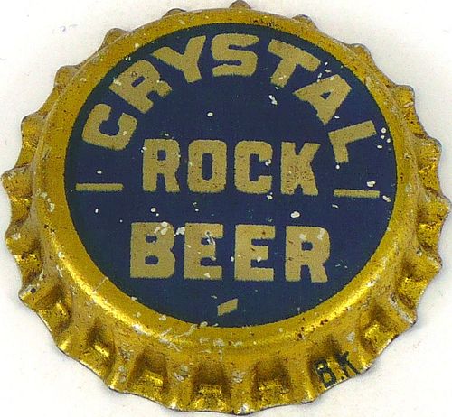 1938 Crystal Rock Beer  Bottle Cap Cleveland, Ohio