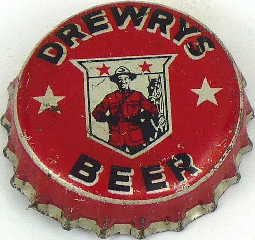 1948 Drewrys Beer  Bottle Cap South Bend, Indiana
