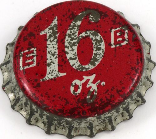 1958 E&B Beer  Bottle Cap Detroit, Michigan