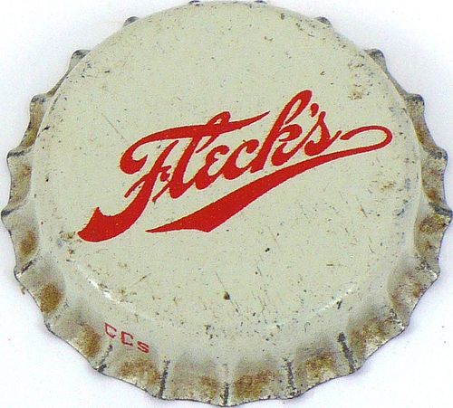 1960 Fleck's Beer  Bottle Cap Faribault, Minnesota