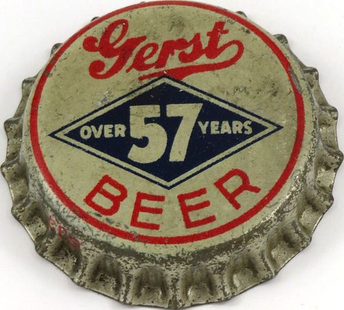 1947 Gerst 57 Beer  Bottle Cap Nashville, Tennessee