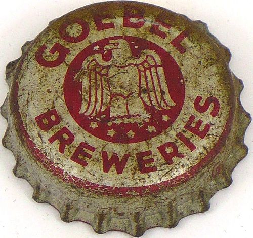 1946 Goebel Breweries (dull silver)  Bottle Cap Detroit, Michigan