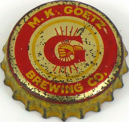1939 Goetz Country Club Beer  Bottle Cap St. Joseph, Missouri
